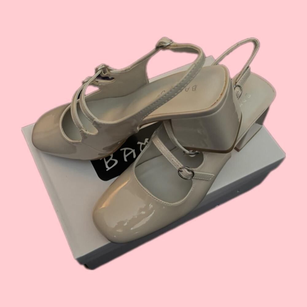Bamboo cream tan mary